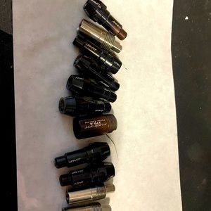 Golf club shaft tip adapters